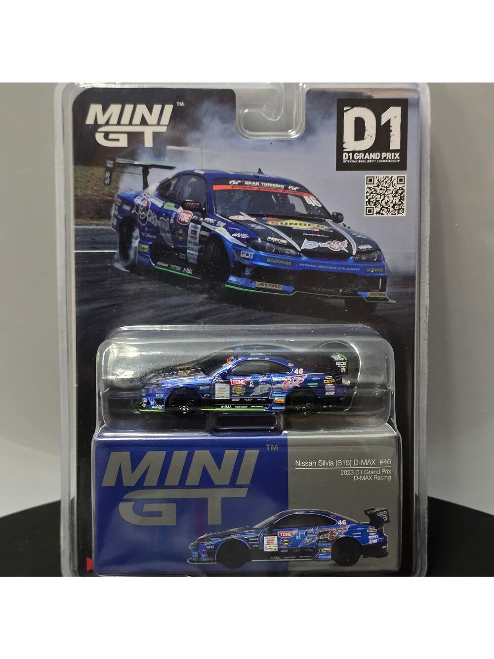 Nissan Silvia S15 D-MAX Racing Mini GT 2023 D1 Grand Prix #857 1:64